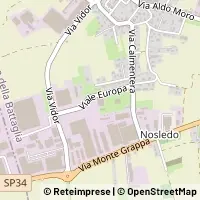 Mapa Moriago della Battaglia