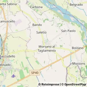 Mappa Morsano al Tagliamento