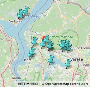 Mappa Strada Costere, 21034 Cocquio-trevisago VA, Italia (6.96)