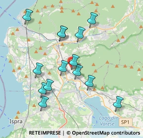 Mappa Strada Costere, 21034 Cocquio-trevisago VA, Italia (3.68714)