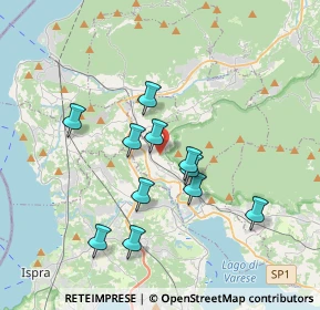 Mappa Strada Costere, 21034 Cocquio-trevisago VA, Italia (3.18545)