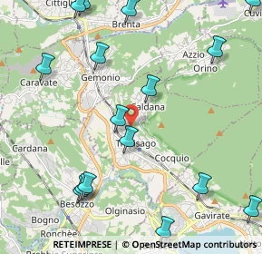 Mappa Strada Costere, 21034 Cocquio-trevisago VA, Italia (2.74813)