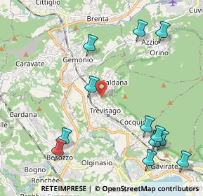 Mappa Strada Costere, 21034 Cocquio-trevisago VA, Italia (2.60333)