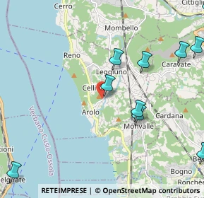 Mappa Via Roma, 21038 Leggiuno VA, Italia (3.14385)