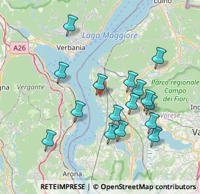 Mappa Via Roma, 21038 Leggiuno VA, Italia (7.19563)