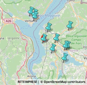 Mappa Via Roma, 21038 Leggiuno VA, Italia (6.96455)