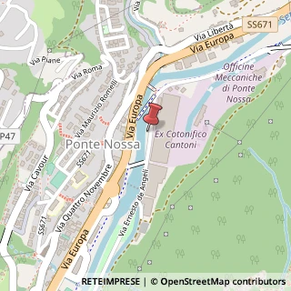 Mappa Via Ernesto De Angeli, 17, 24028 Ponte Nossa BG, Italia, 24028 Ponte Nossa, Bergamo (Lombardia)