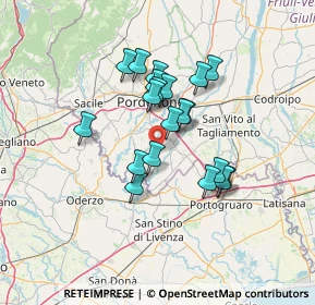 Mappa Via Boschetti, 33082 Azzano decimo PN, Italia (10.605)