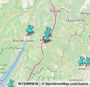 Mappa Largo S. Floriano, 38068 Rovereto TN, Italia (24.7475)