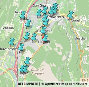Mappa Largo S. Floriano, 38068 Rovereto TN, Italia (2.1705)