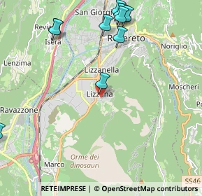 Mappa Largo S. Floriano, 38068 Rovereto TN, Italia (2.60636)
