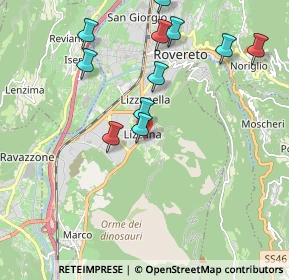 Mappa Largo S. Floriano, 38068 Rovereto TN, Italia (2.05545)