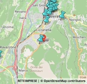 Mappa Largo S. Floriano, 38068 Rovereto TN, Italia (2.69316)
