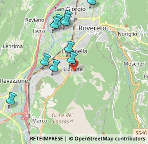 Mappa Largo S. Floriano, 38068 Rovereto TN, Italia (2.20364)