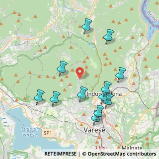 Mappa Via S. Gottardo, 21100 Varese VA, Italia (4.06083)