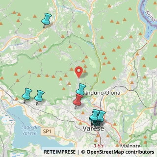 Mappa Via S. Gottardo, 21100 Rasa di Varese VA, Italia (5.19455)