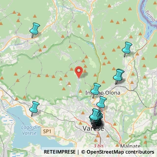 Mappa Via Santa Maria degli Angeli, 21100 Rasa di Varese VA, Italia (5.27947)