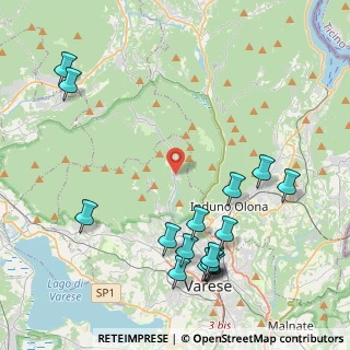 Mappa Via S. Gottardo, 21100 Varese VA, Italia (5.01688)