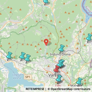 Mappa Via Santa Maria degli Angeli, 21100 Rasa di Varese VA, Italia (6.21077)