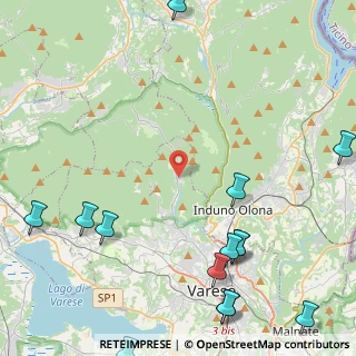 Mappa Via S. Gottardo, 21100 Rasa di Varese VA, Italia (6.45786)