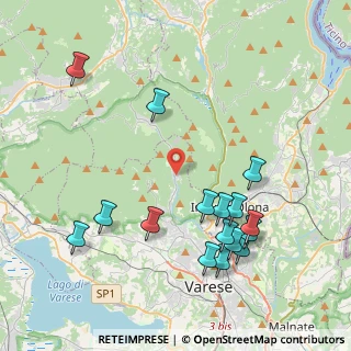 Mappa Via S. Gottardo, 21100 Rasa di Varese VA, Italia (4.49813)