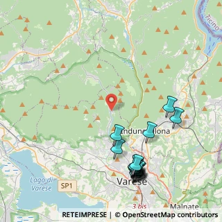 Mappa Via S. Gottardo, 21100 Rasa di Varese VA, Italia (5.04706)
