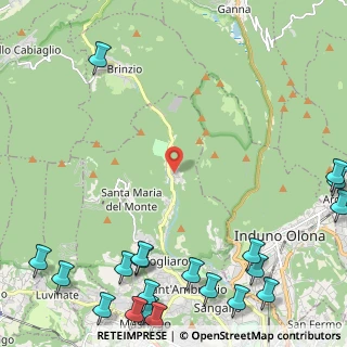 Mappa Via S. Gottardo, 21100 Varese VA, Italia (3.6115)