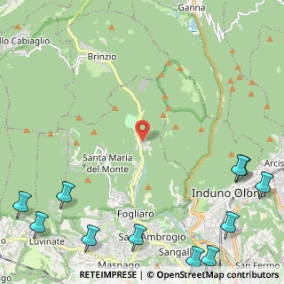 Mappa Via Santa Maria degli Angeli, 21100 Rasa di Varese VA, Italia (3.78273)