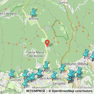 Mappa Via S. Gottardo, 21100 Rasa di Varese VA, Italia (3.5635)