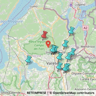 Mappa Via S. Gottardo, 21100 Varese VA, Italia (6.90462)