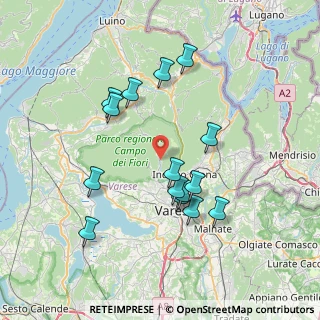 Mappa Via S. Gottardo, 21100 Varese VA, Italia (7.03067)