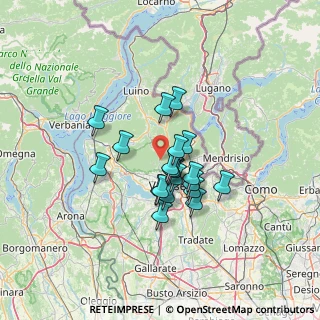 Mappa Via S. Gottardo, 21100 Rasa di Varese VA, Italia (9.696)
