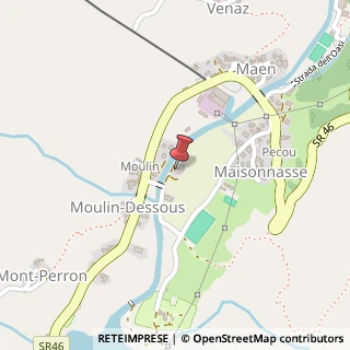 Mappa Localita' Moulin, Valtournenche, AO 11028, 11028 Maen AO, Italia, 11028 Valtournenche, Aosta (Valle d'Aosta)
