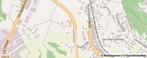 Mappa Cocquio-Trevisago