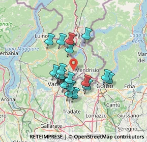 Mappa Via del Roccolo, 21059 Viggiù VA, Italia (10.4625)