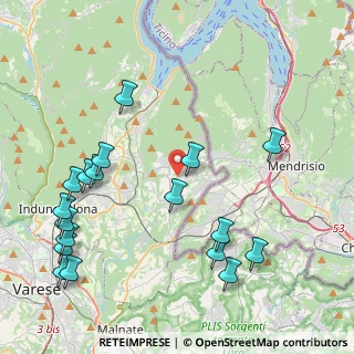 Mappa Via del Roccolo, 21059 Viggiù VA, Italia (5.07278)
