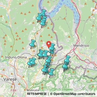 Mappa Via del Roccolo, 21059 Viggiù VA, Italia (3.7455)