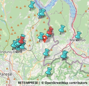 Mappa Via del Roccolo, 21059 Viggiù VA, Italia (4.1355)