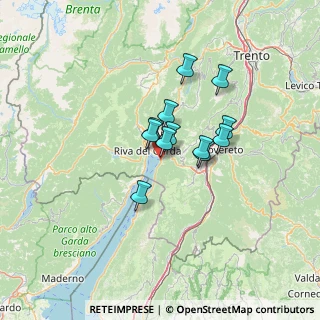 Mappa Via Lungolago Conca d'Oro, 38069 Nago-torbole TN, Italia (8.675)