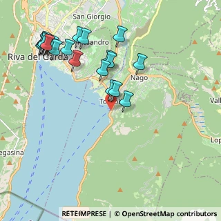 Mappa Via Lungolago Conca d'Oro, 38069 Nago-torbole TN, Italia (2.299)