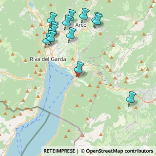 Mappa Localitá ai Bersagli, 38069 Nago-torbole TN, Italia (5.02692)