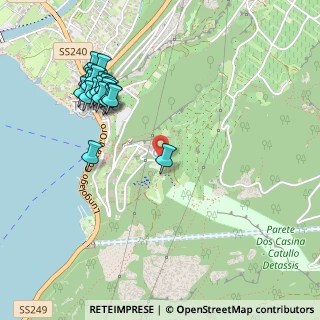 Mappa Localitá ai Bersagli, 38069 Nago-torbole TN, Italia (0.548)
