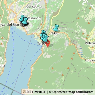 Mappa Localitá ai Bersagli, 38069 Nago-torbole TN, Italia (1.8485)