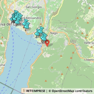 Mappa Localitá ai Bersagli, 38069 Nago-torbole TN, Italia (2.79667)