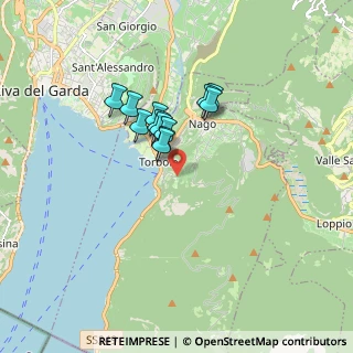 Mappa Localitá ai Bersagli, 38069 Nago-torbole TN, Italia (1.21)