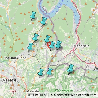 Mappa Via Molino dell'Oglio, 21059 Viggiù VA, Italia (3.46917)