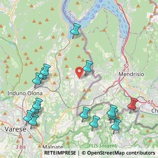 Mappa Via Molino dell'Oglio, 21059 Viggiù VA, Italia (5.42733)
