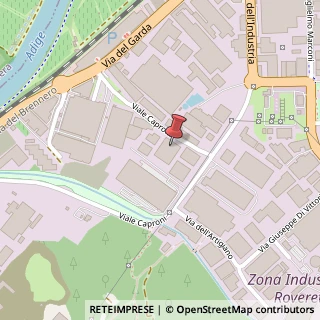 Mappa Viale Caproni Giovanni, 15, 38068 Rovereto, Trento (Trentino-Alto Adige)