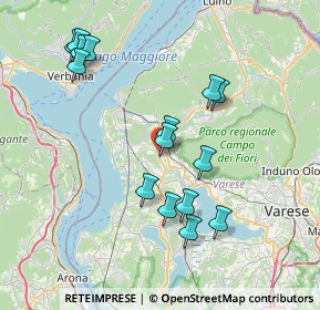 Mappa SS629, 21034 Besozzo VA, Italia (7.608)