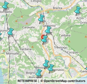 Mappa SS629, 21034 Besozzo VA, Italia (2.82727)